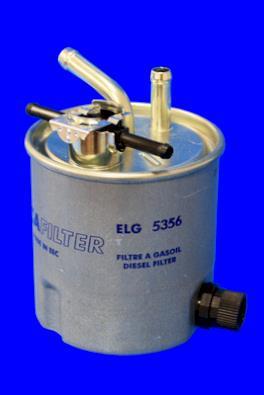 Filtre à carburant (Filtre à gasoil) MECAFILTER ref. ELG5356