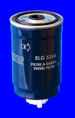 Filtre à carburant (Filtre à gasoil) MECAFILTER ref. ELG5366