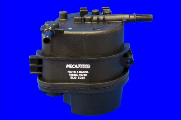 Filtre à carburant (Filtre à gasoil) MECAFILTER ref. ELG5381