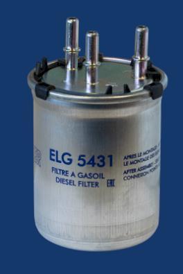 Filtre à carburant (Filtre à gasoil) MECAFILTER ref. ELG5431