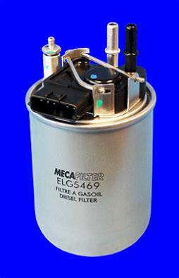 Filtre à carburant (Filtre à gasoil) MECAFILTER ref. ELG5469