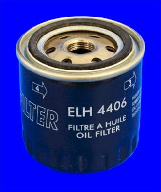 Filtre à huile MECAFILTER ELH4406