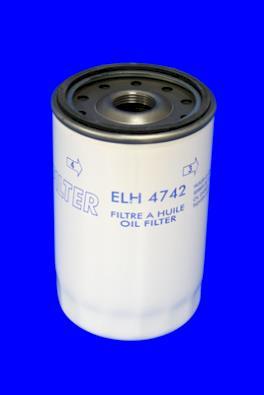 Filtre à huile MECAFILTER ELH4742