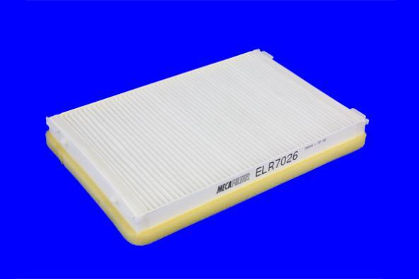 Filtre d'habitacle (Filtre à pollen) MECAFILTER ref. ELR7026