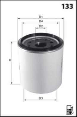 Filtro combustible MECAFILTER ref. ELG5220