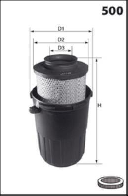 Filtro de ar MECAFILTER FA3167