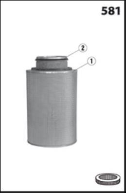 Filtre à air MECAFILTER FJ3698