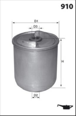 Filtro de aceite MECAFILTER EHC8400