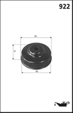 Coffret outils pour vidange MECAFILTER ref. HU1990ME