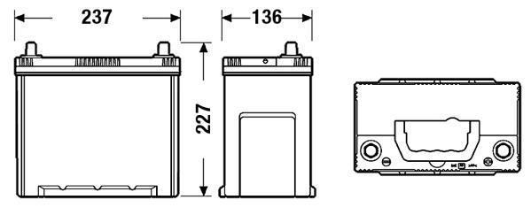 Batterie (de voiture) FULMEN 45.0 - ref. FA456