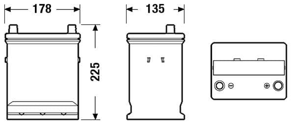 Batterie (de voiture) FULMEN 32.0 - ref. FB320