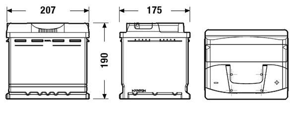 Batterie (de voiture) FULMEN 50.0 - ref. FB500