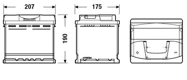 Batterie (de voiture) FULMEN 50.0 - ref. FB501