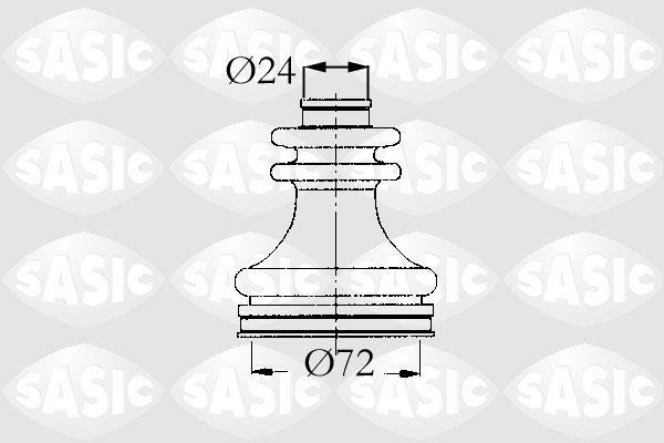 Soufflet de cardan SASIC 4003449