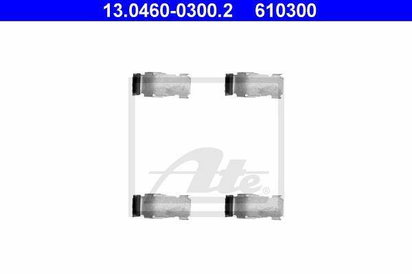 Kit d'accessoires pour plaquette de frein à disque ATE 13.0460-0300.2