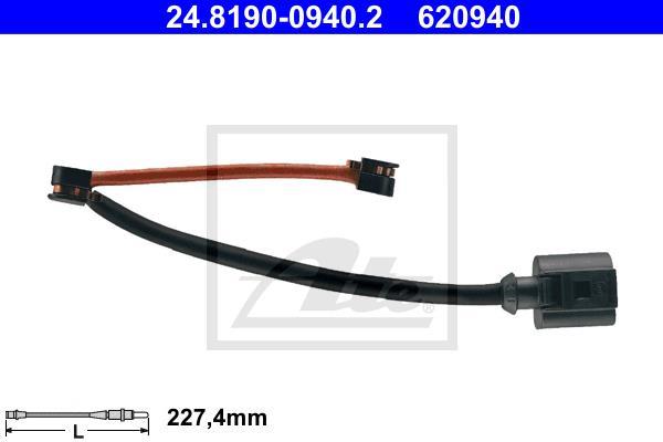 Pastiglie Freno ATE 24.8190-0235.2 - Kit Completo, Equivalente Originale, Per Mini Cabrio R52 (2004-)