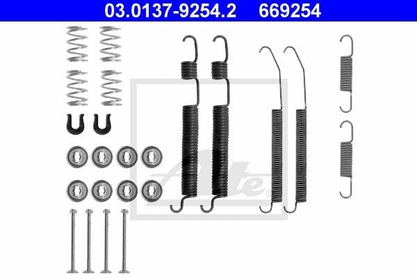 Kit d'accessoires pour mâchoire de frein à tambour ATE 03.0137-9254.2