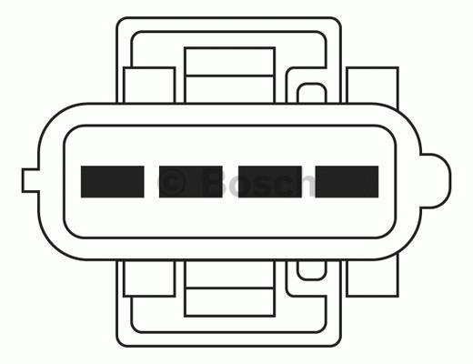 Sonde lambda BOSCH 0 258 006 185