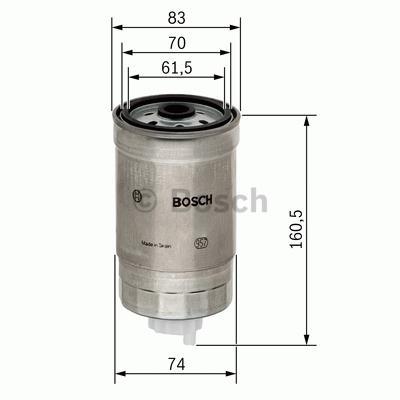 Filtre à carburant (Filtre à gasoil) BOSCH 1 457 434 174