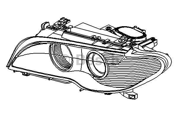Phare avant (Projecteur principal) BOSCH 0 302 494 005
