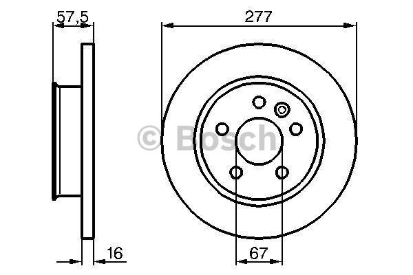 Disques de frein BOSCH 0 986 478 065