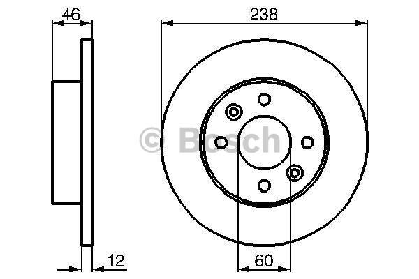 Disques de frein BOSCH 0 986 478 112