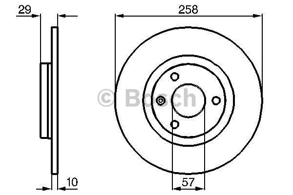 Disques de frein BOSCH 0 986 478 751