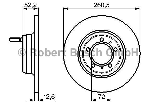 Disques de frein BOSCH 0 986 478 766