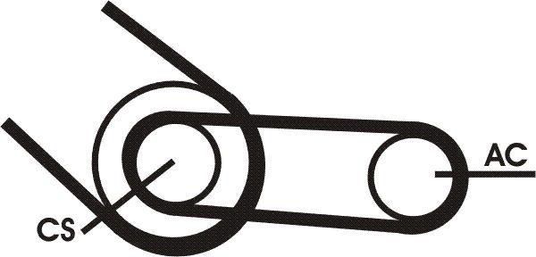 Courroie trapézoïdale à nervures CONTITECH 4PK916 ELAST T1