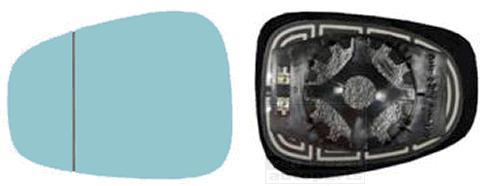 Verre de rétroviseur, rétroviseur extérieur VAN WEZEL 0113837