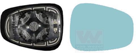 Verre de rétroviseur, rétroviseur extérieur VAN WEZEL 0113838