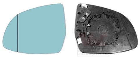 Verre de rétroviseur, rétroviseur extérieur VAN WEZEL 0690837