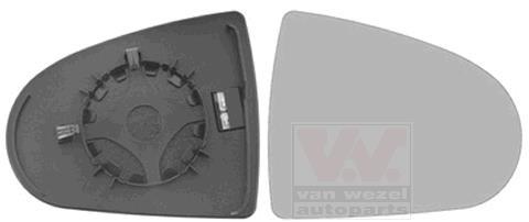 Verre de rétroviseur, rétroviseur extérieur VAN WEZEL 3235838