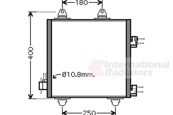 Condenseur Avec Bouteille Déshydrateur Pour SEAT ALHAMBRA 10/10+ - Dimensions 565x490x16 Mm - Pièce Qualité