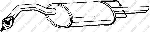 Silenciador trasero BOSAL ref. 141-137