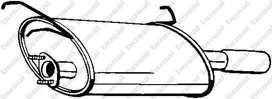 Silenciador trasero BOSAL ref. 142-699