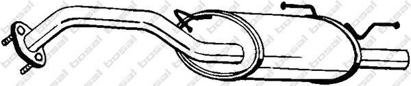 Panela de escape traseira BOSAL ref. 145-405