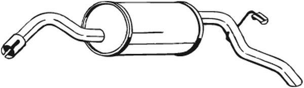 Silenciador trasero BOSAL ref. 154-027