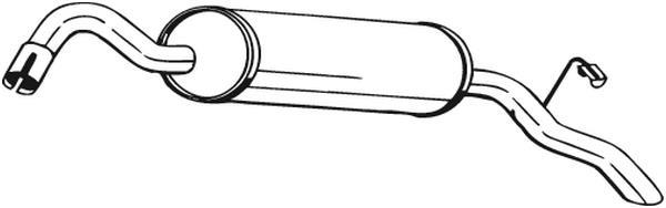 Silenciador trasero BOSAL ref. 154-217