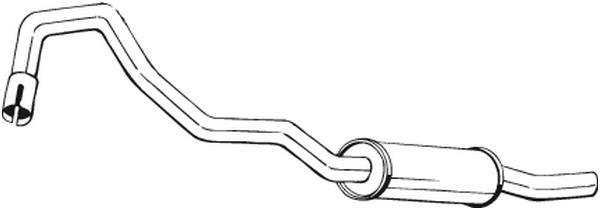 Silenciador trasero BOSAL ref. 154-351