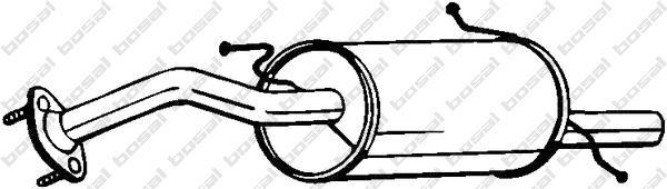 Panela de escape traseira BOSAL ref. 171-215