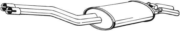 Silencieux arrière (Pot d'échappement) BOSAL ref. 175-133