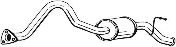 Silenciador trasero BOSAL ref. 211-071