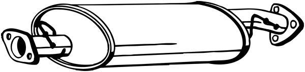 Silencieux central BOSAL 211-081