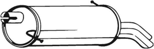 Silenciador trasero BOSAL ref. 233-343
