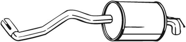 Silenciador trasero BOSAL ref. 233-403