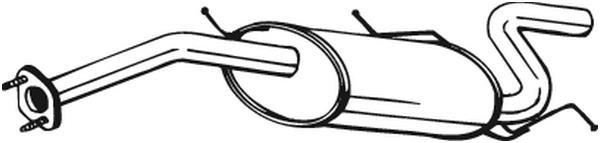 Silenciador trasero BOSAL ref. 278-609