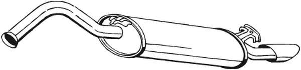 Silenciador trasero BOSAL ref. 278-971