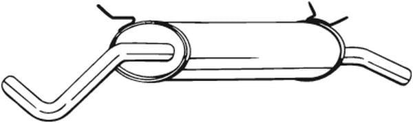 Silenciador trasero BOSAL ref. 279-219