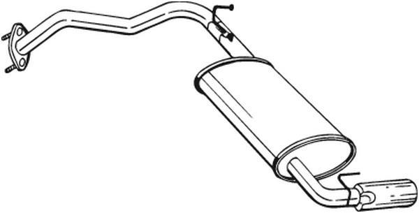 Silenciador trasero BOSAL ref. 279-365